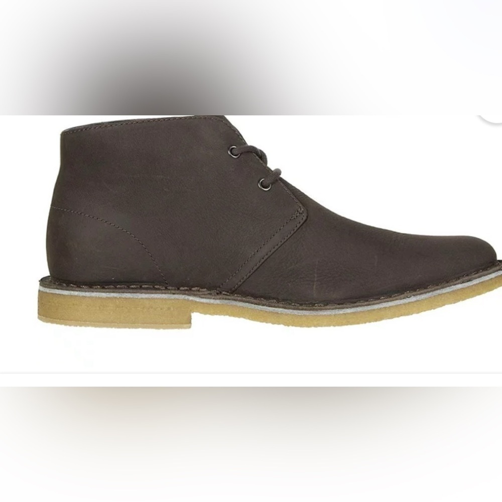 UGG Men's Groveland Chukka Boots Chelsea Shoes Brown Leather, Size US 13 M.